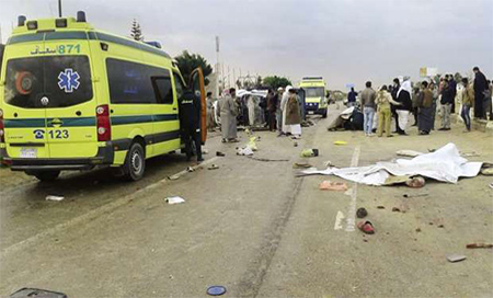 Más de doce muertos en un accidente de tráfico en Egipto